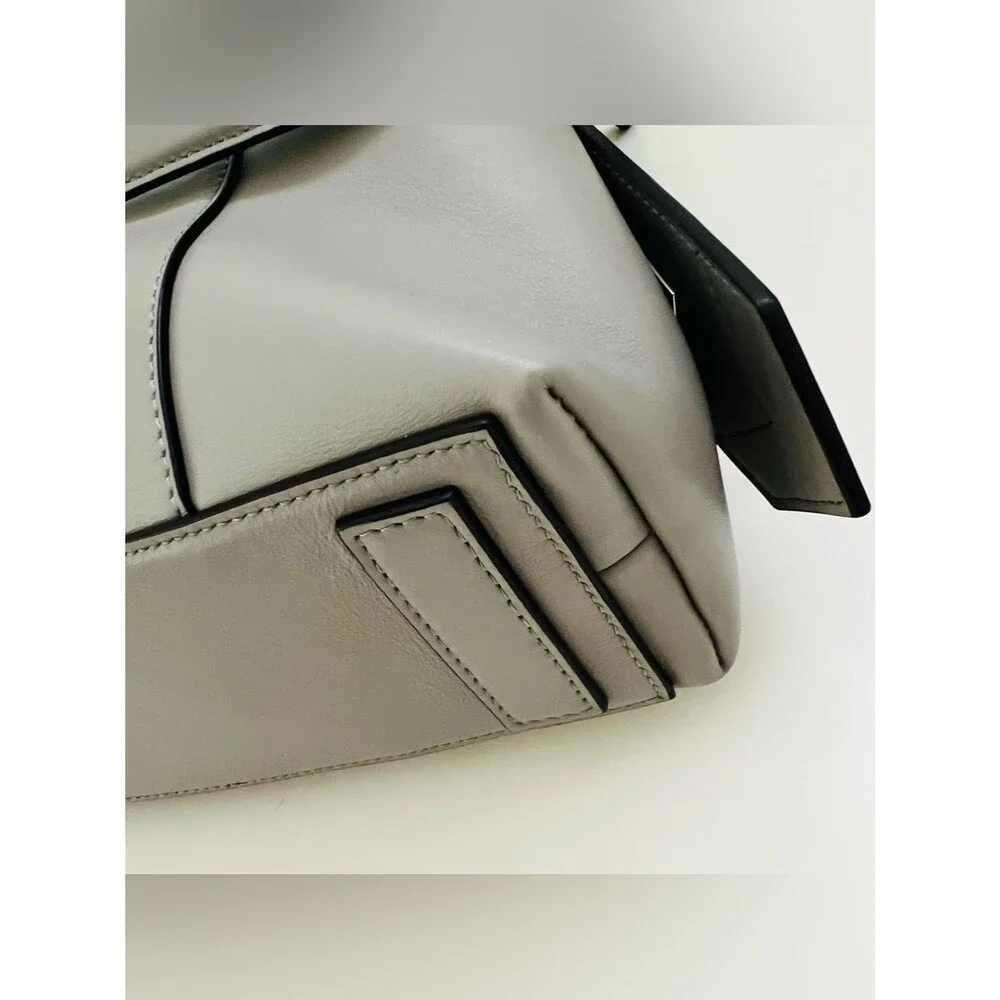 GIVENCHY Antigona Soft Medium Pearl Grey Leather Satchel